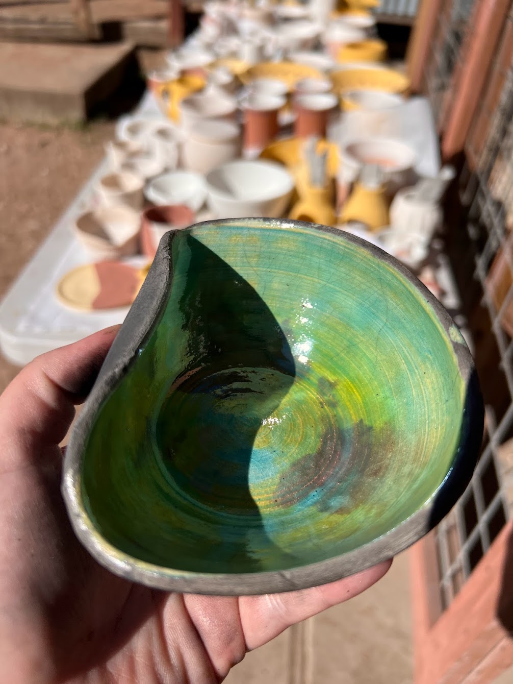 Raku Vase